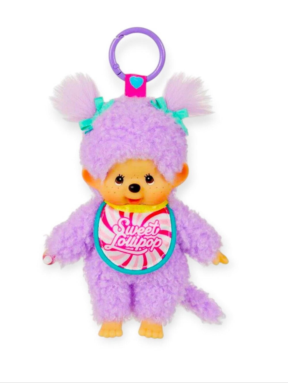 ✨️Monchhichi Sweet Lollipop Keychain💜